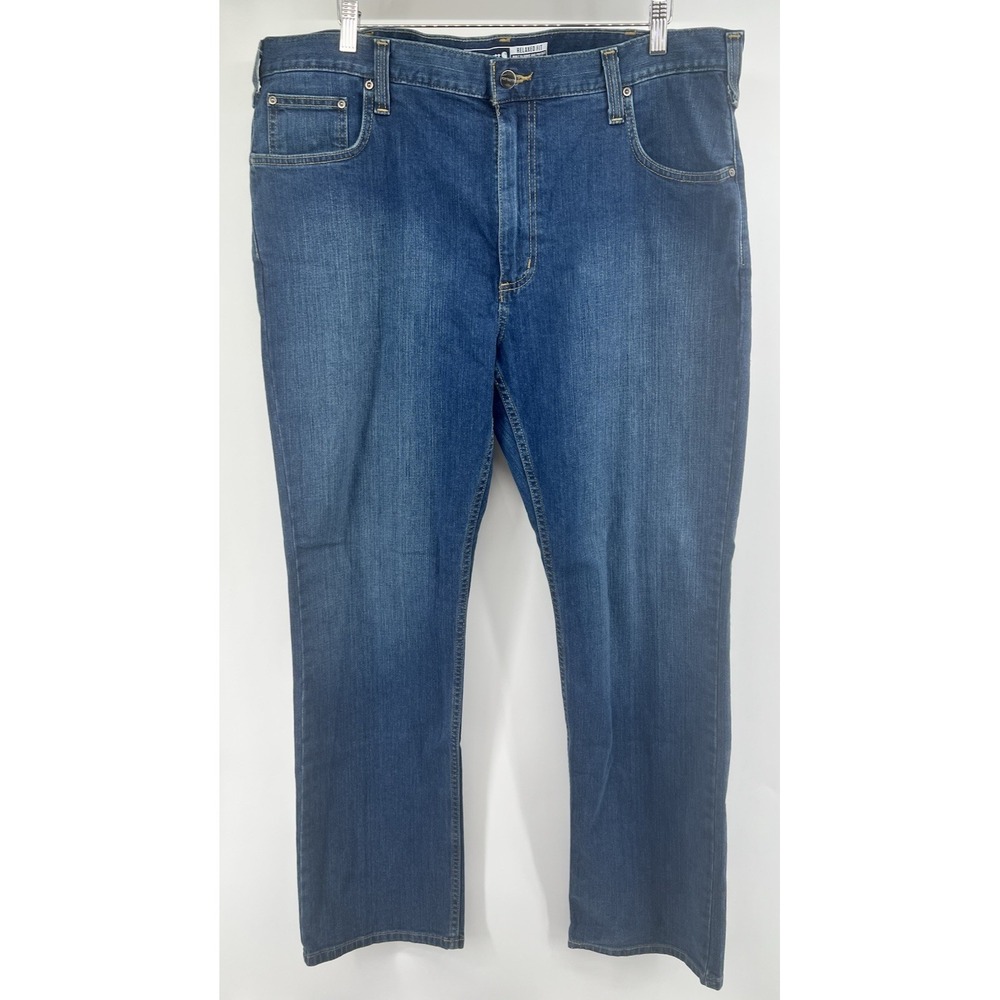 Carhartt Rugged Flex 5 Pocket Jeans Relaxed Fit Tagged 40/32 Actual 41/32 BD2804 - Picture 1 of 7